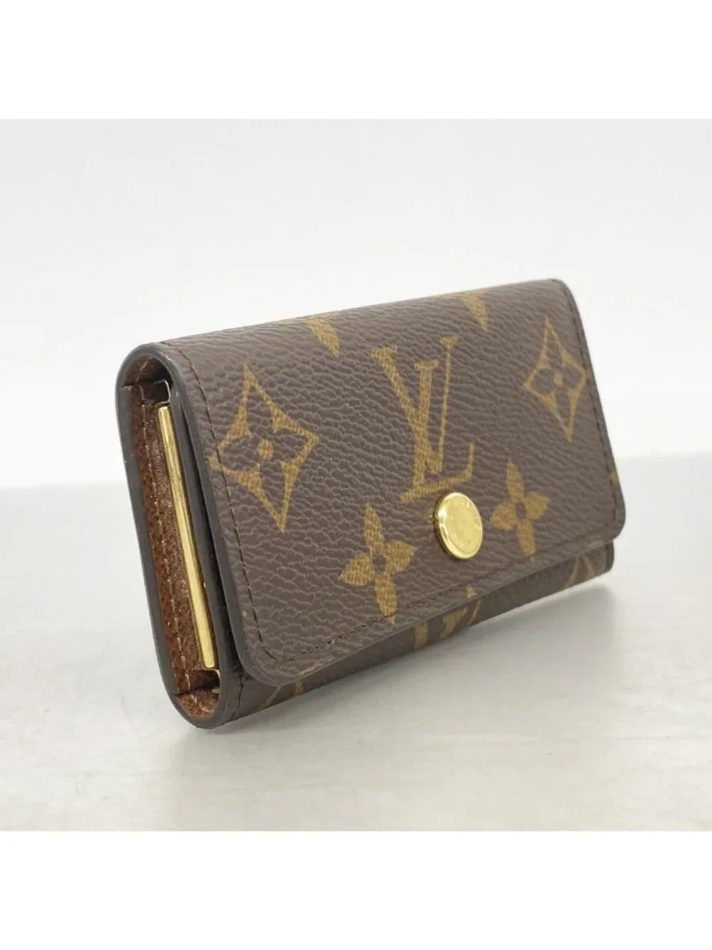 Louis Vuitton Key Case Monogram Multicles 4 Brown Key Holder
